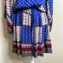 American Eagle  Outfitters Mini Dress SZ Small Boho Viscose Festival patchwork Photo 3