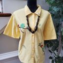 Brooks Vintage Bobbie  Yellow Cotton Half Sleeve Collared Buttons Down Shirt XL Photo 10