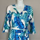 Maxi Dress Tropical Faux Photo 2