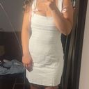 Beginning Boutique Taylor White Tie Back Mini Dress Photo 5