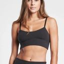 Athleta Black Well Rested Modal Sleep Ribbed Bralette Photo 0