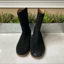 Jack Rogers  Kaitlin black suede whipstitched leather trim pull on ankle boots Photo 2