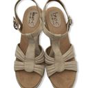 Born concept b.o.c  Beige T-Strap Suede Wedge Photo 12