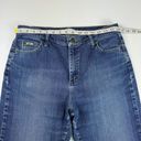 Lee Relaxed Straight Leg At The Waist Jeans Size 12 Short Blue High Rise Photo 9