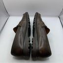 Cole Haan  vintage square toe slip on leather brown loafers size 8 old money Photo 8