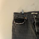 Levi's Wedgie Straight Break a Leg Gray Black Wash High Rise Jeans size 31 Photo 6