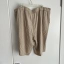 Krass&co Naturals d&. Tan Linen Shorts 1X Photo 2