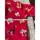 Delicates Vintage Cat Print Long Sleeve Fleece Full Zip-Front Robe sleepwear xl Photo 2