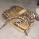 Soda Shoes Cheetah Print Platform Sandals Photo 1