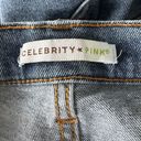 Celebrity Pink  JRS SZ 7/28 Jeans Hi-Rise Stretch Frayed Hems Distressed Rip Blue Photo 8