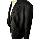 New York & Co. Black ruffled collar blazer size 16 Photo 1