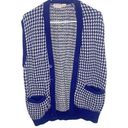 Brooks Brothers Vintage  cotton houndstooth sweater vest size large Photo 0