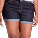 Ava & Viv  dark wash cuffed midi shorts Photo 0