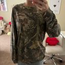 Camo Print Long Sleeve Shirt Brown Size M Photo 4