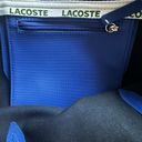 Lacoste  Great Bretagne Concept Flag Bag Shoulder Blue Red Zipper Close Photo 3