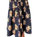 The Loft NWT ~  Black Floral Short Lined Summer Mini Skirt ~ Women's Size 4 Photo 2