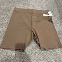 Good American Women’s Size 7  Brown Lounge Bike Shorts Photo 1