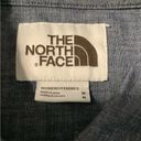 The North Face The‎  Black Chambray Shirt Dress Medium Indigo Denim Womens  size M Photo 7