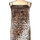 re:named  Leopard Slip Dress Size S Mini Brown Black Spaghetti Straps New D1818 Photo 0