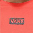 Vans ♥️ Avenue Poppy Red Crop Long Sleeve T-Shirt♥️NWOT~med Photo 4