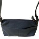 Stone Mountain  blue gray leather, mini shoulder bag Photo 4