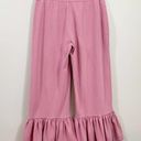 Matilda Jane  Shaved Ice Big Ruffles Mauve Cropped Pants Photo 5