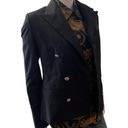 Polo  Ralph Lauren Black Wool Blend Double Breasted Blazer, 0 Photo 1