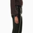 Wilfred NEW Aritzia  The Melina High-waisted Vegan Leather Pants Black Photo 4