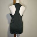 Athleta  Momentum sleeveless dark green shine sparkly racerback tank top size M Photo 4