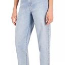 INC  Light Indigo High Rise Studded Cropped Mom Jeans Photo 0