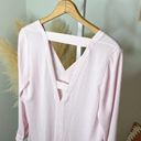 Rebecca Minkoff  Coma Dress Small Pale Pink Cut Out Long Sleeve Shift Photo 3