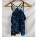 Cooper and Ella  floral sleeveless blouse size small Photo 2