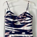 Yumi Kim  Sneak Peak Dress Blue & White Summer Ikat Print w/ Cutout Sz Medium NWT Photo 2