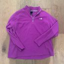 The North Face Purple Fleece Half Zip Photo 0