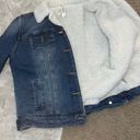 Ashley by 26 Vintage Charm Denim Fleece Jacket Photo 2