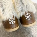 The Moon Modes Vintage Tall Fur Lace Up Boots Apres Ski Vtg Brown Leather Size EU 37 Photo 4