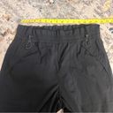 Athleta  Black Straight Leg Pants Drawstring‎ Size 6 Photo 5