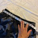 Athleta  Racer Run Short Small Camo black gray shorts running Photo 6