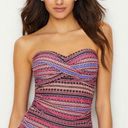 Anne cole  stripe Tankini set. NWT Photo 0