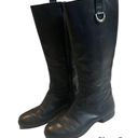 Ralph Lauren Lauren  Sagira II Black Leather Boots Photo 1