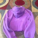 Lululemon Scuba Oversized Half Zip Hoodie Cropped Moonlit Magenta Purple XS/S Photo 2