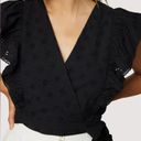 Lost + Wander Arula Black La Luna Eyelet Lace Embroidered Ruffle Blouse A 1X 14 Photo 15