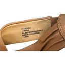 Comfortview  Nell Womens Shoes Size 8.5WW Brown Back Zipper Open Toe Ankle Straps Photo 6