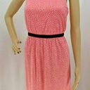 The Loft "" WATERMELON POLKA DOT PRINT SOFT KNIT CAREER CASUAL DRESS SIZE: LP NWT Photo 0