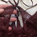 Aerie  padded lace double strap corset racerback bralette, size medium Photo 3