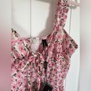 Zaful NWT mini pink floral dress 🌸🌷 Photo 6