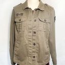 Sebby  Women's Military Style Green Shirt XL Long Sleeve Casual Photo 0