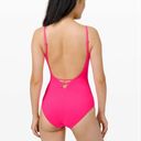 Lululemon  Salt Laced One Piece Swimsuit Pink Highlight Size 12 Nwt Photo 11