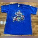 Disney  50th Anniversary Disneyland Resort Blue Short Sleeve T-Shirt Size Large Photo 2