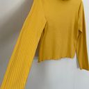 Wild Fable turtleneck top crop length mustard yellow  Photo 1